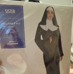 Black and White Nun Costume